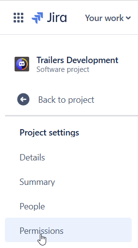 Here's the permissions menu you need.