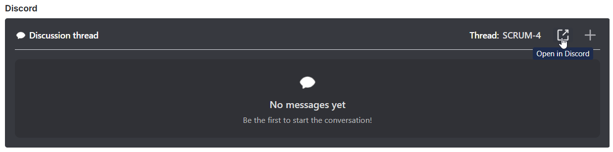 Thread created—jump directly into Discord