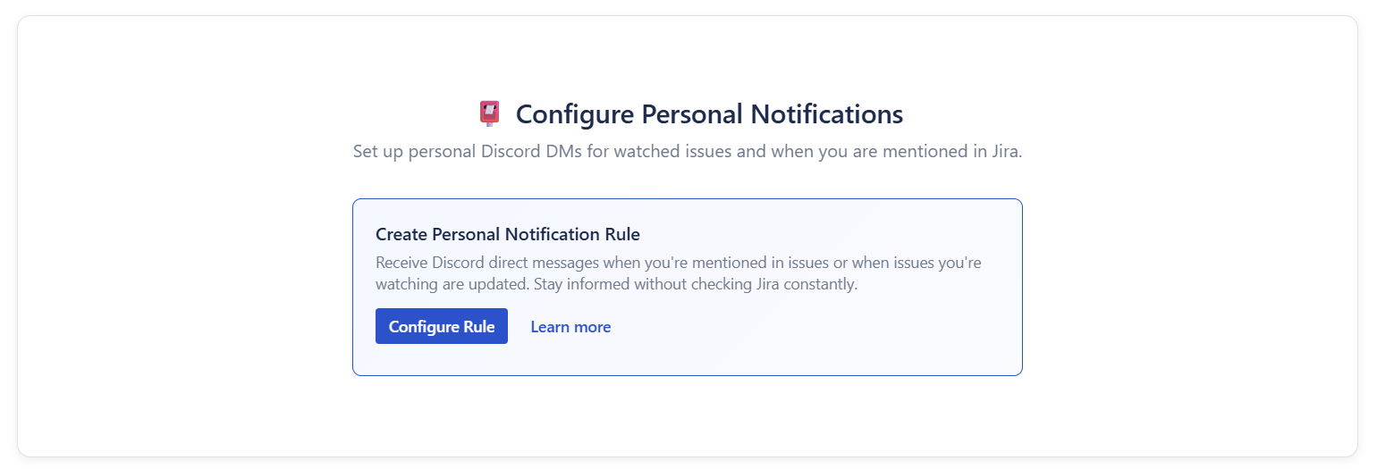 Configure Personal Notifications page in your Discord settings