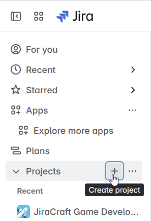 Creating a new Jira project