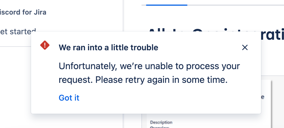 Common Atlassian licensing error when renewing or subscribing after a trial